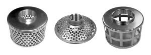 Suction Pump Hose Strainers - Round, Square, and Skimmer Types